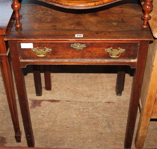 Antique mahogany side table